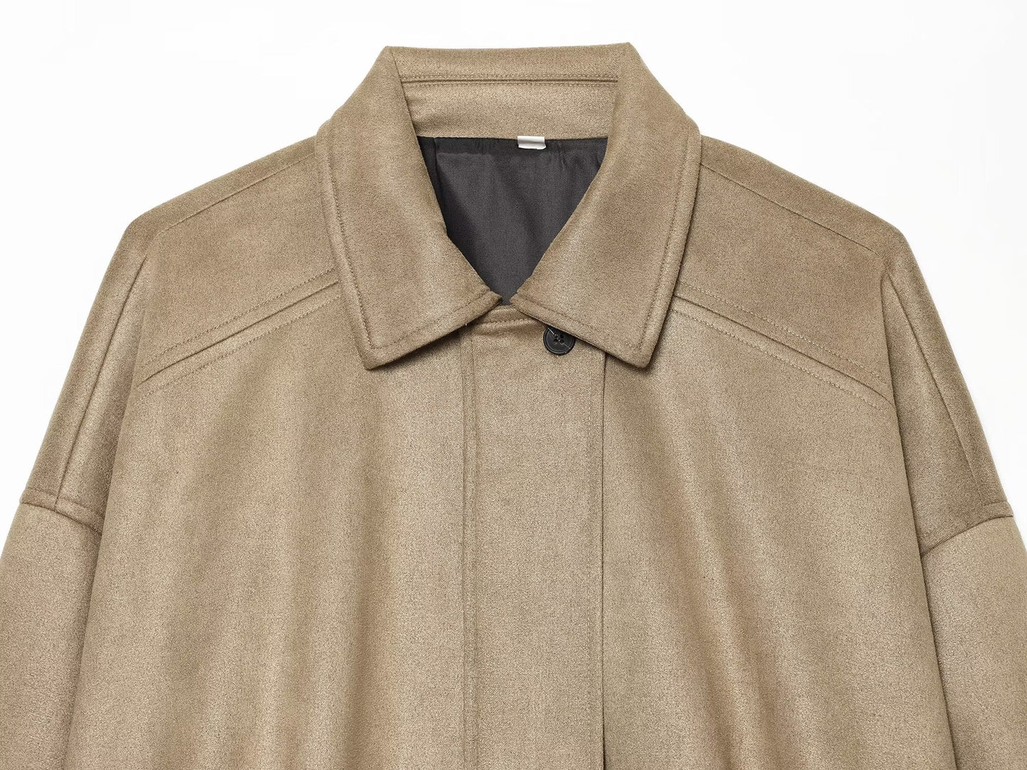Women's casual suede textured jacket Coat