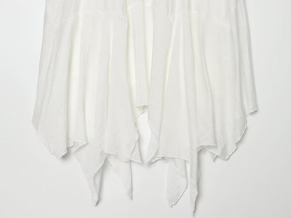 suit Women's 2 pieces embroidered asymmetrical MIDI skirt+top