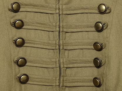 suit Women's 2 pieces button decoration short cotton vest+shorts