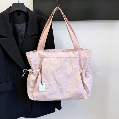 2025 new female large-capacity canvas tote bag sports portable shoulder bag