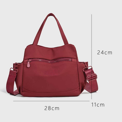Women's new fashion Joker multi-pocket shoulder crossbody bag