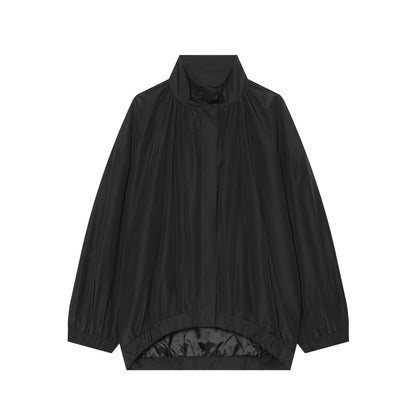 Women's loose stand collar oversized jacket