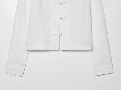 2026 Women's New Chinese style stand collar shirt