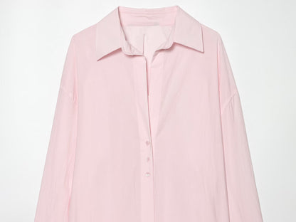 Women's bow decoration loose shirt