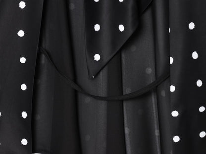 Women's summer polka dot hanging neck top