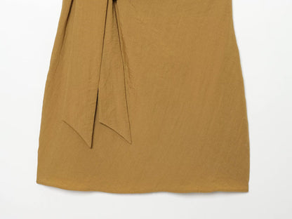 2026 Women's Sleeveless Waist-Tied Dress