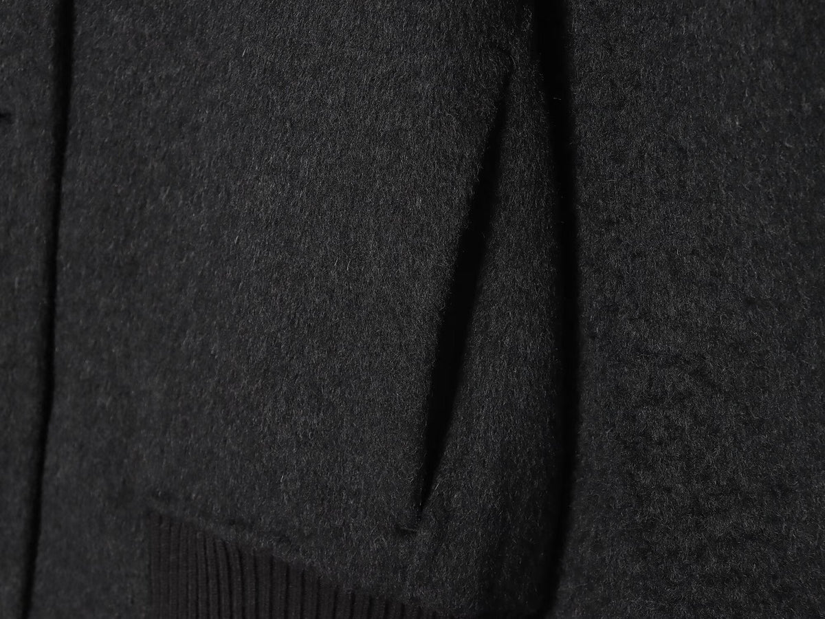 Women's comfortable wool blend pilot jacket Coat