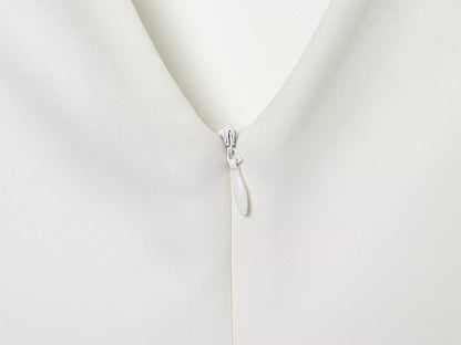Women's bubble sleeve backless top