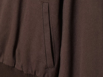 Women's short standing collar pilot jacket