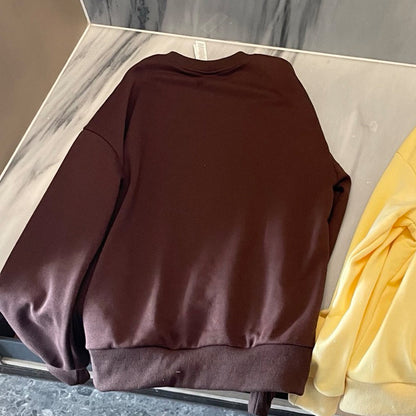 Women's new casual O-neck loose sweater