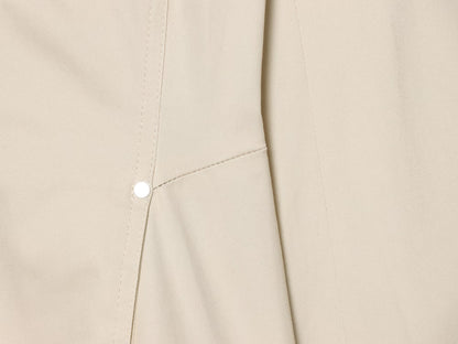 Women's contrasting collar Short skirt style hem jacket Coat
