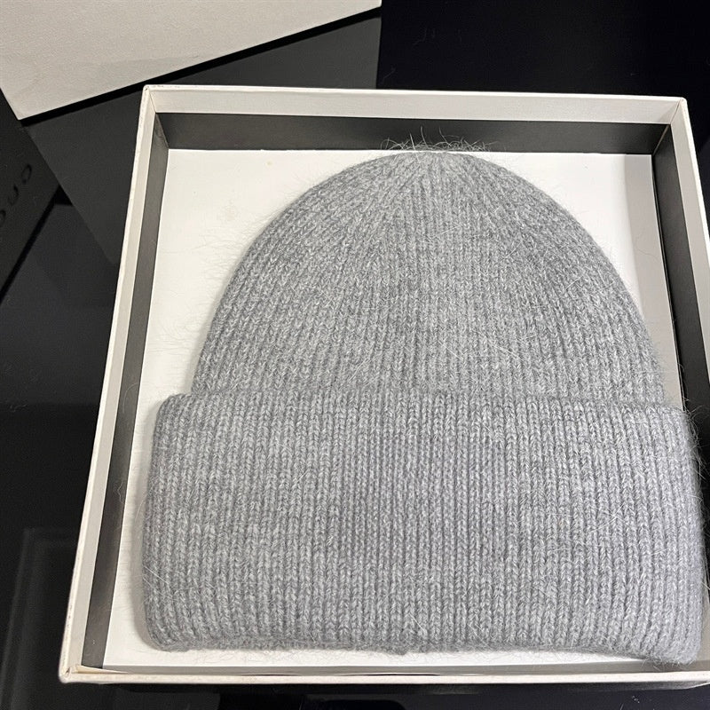 Women's casual Joker warm plush knit hat