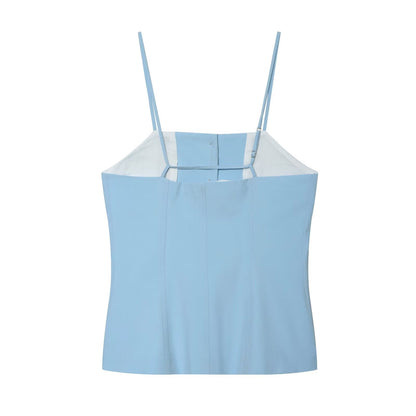suit Women's 2 pieces strapless suspender top+Pants