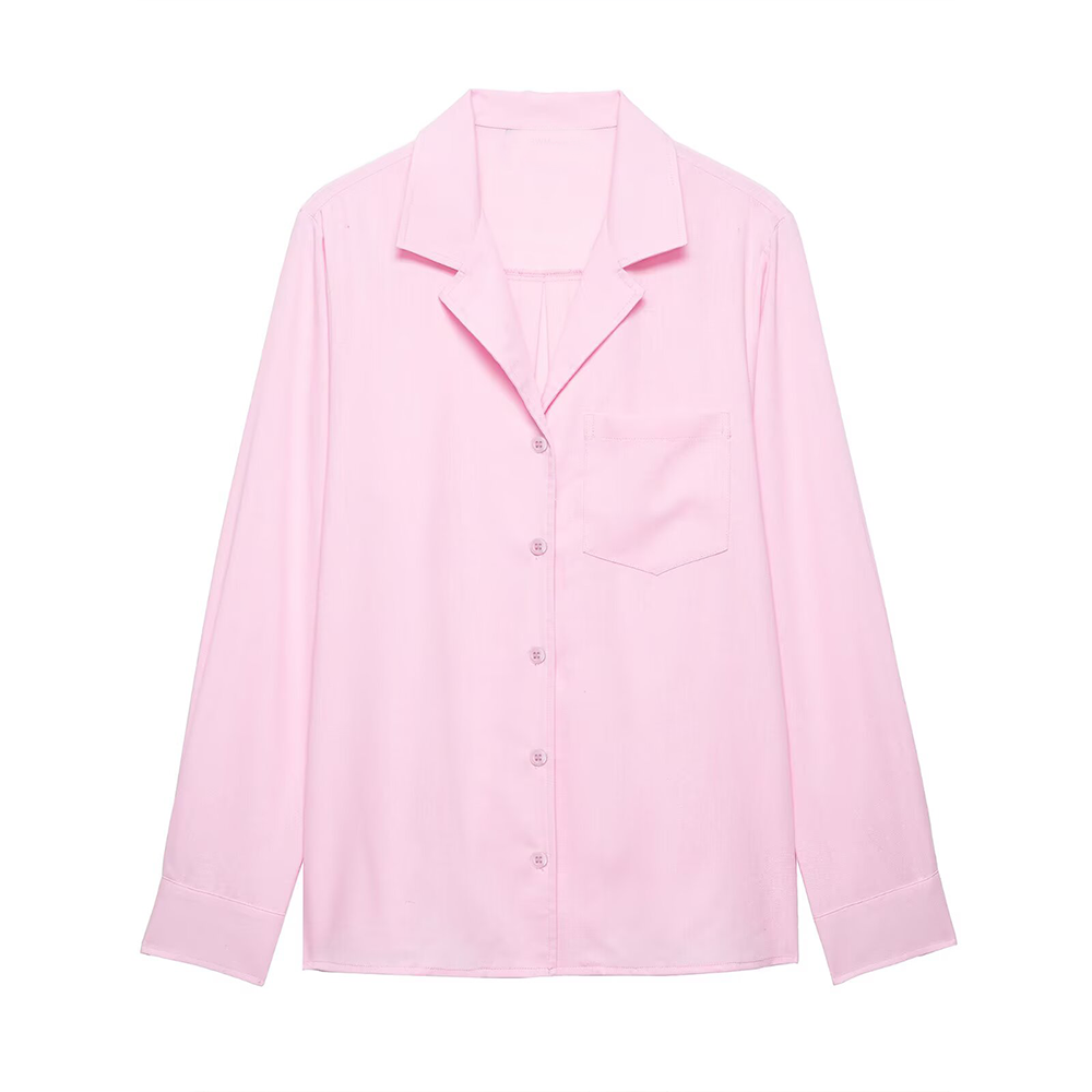 suit Women's 2 pieces pocket decoration linen blend shirt+shorts