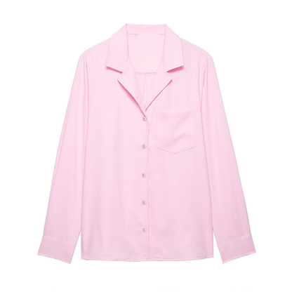 suit Women's 2 pieces pocket decoration linen blend shirt+shorts