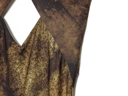 Women's printed halter neck dress