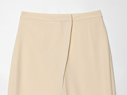 Women's front cross design casual pants