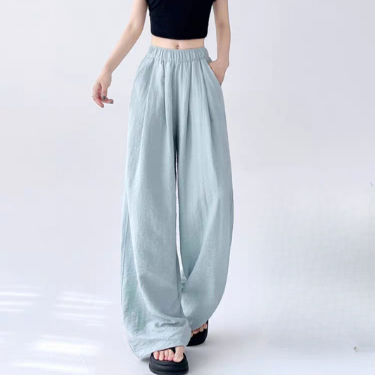 2026 ladies new thin breathable yoga mop pants
