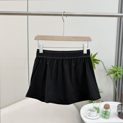 Women's new anti-exposure sports fitness miniskirt pants