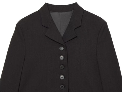 suit Women's 2 pieces button decoration Straight cut Blazer Coat +Pants