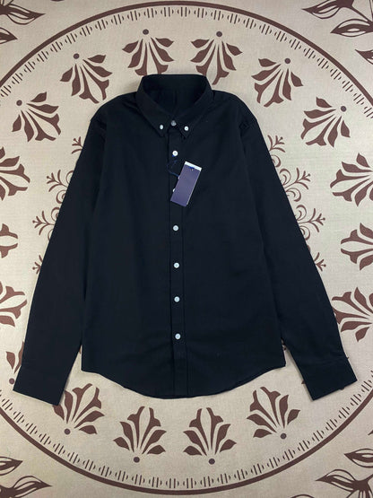 Men and Women with The Same New Fashion Casual Joker Linen Long Sleeve Shirt