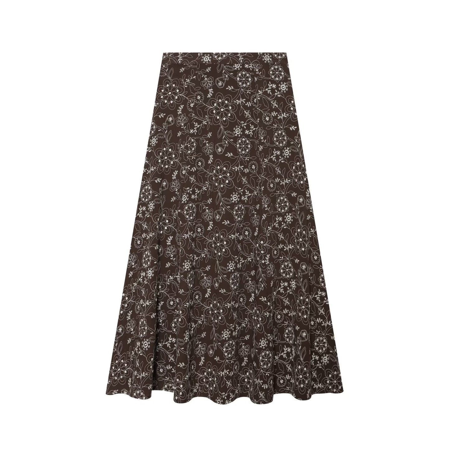 suit Women's 2 pieces lace up decorative embroidered top+Skirts