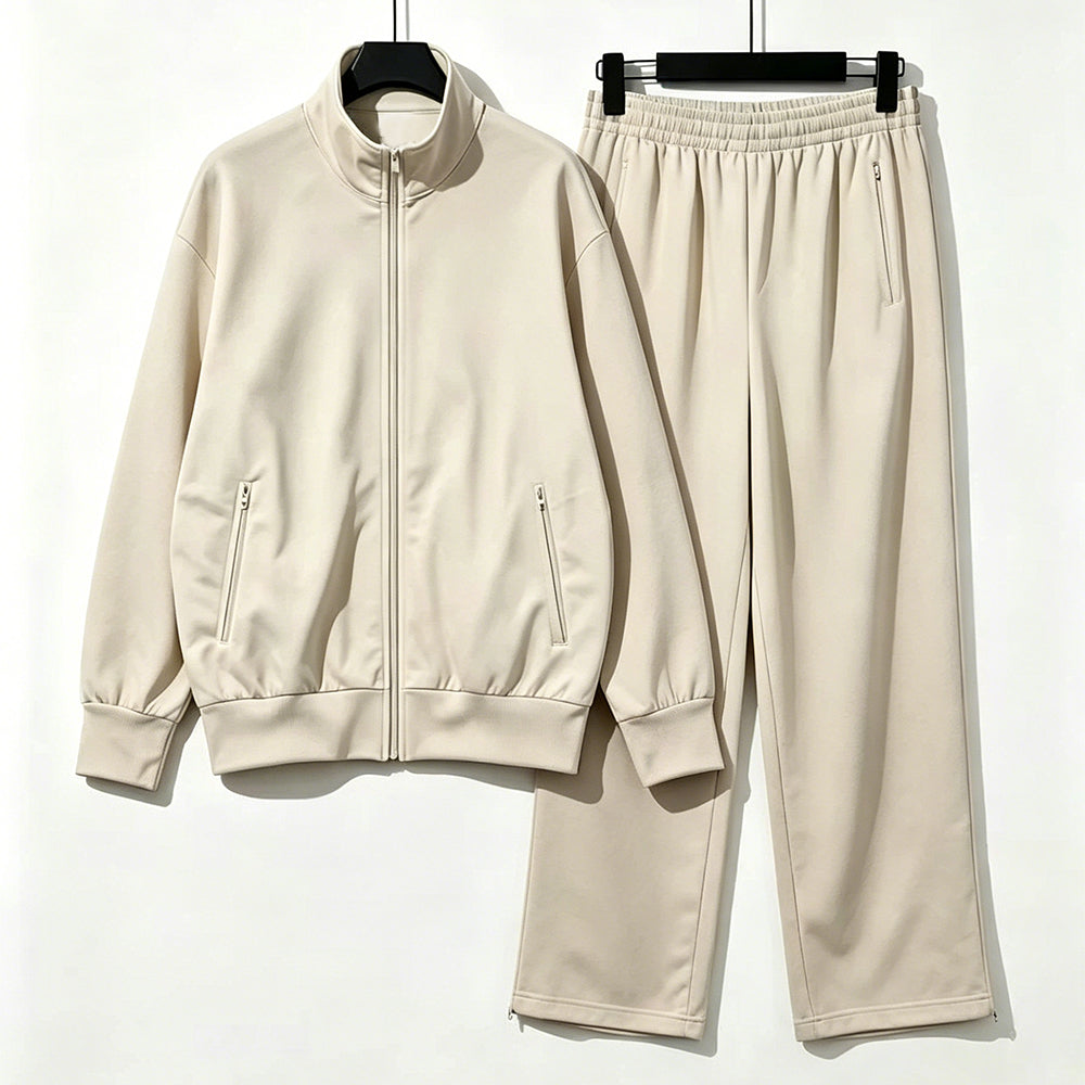New sports and leisure collar coat trousers suit