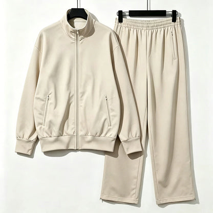 New sports and leisure collar coat trousers suit