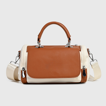 Women's new casual fashion contrast large-capacity portable messenger bag