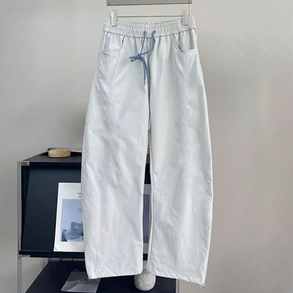 Women's new lightweight quick-drying straight wide-leg sweatpants