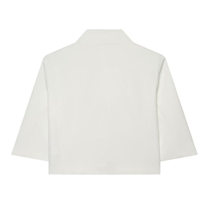 Women's short standing collar Blazer Coat