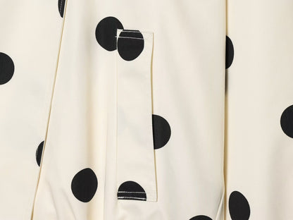 Women's polka dot pilot jacket Coat