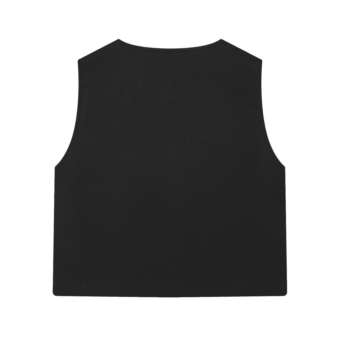 suit Women's 2 pieces sleeveless V-neck top+Skirts
