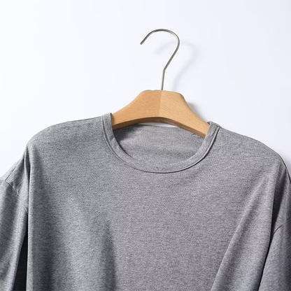 Women's casual short sleeved cotton T-shirt