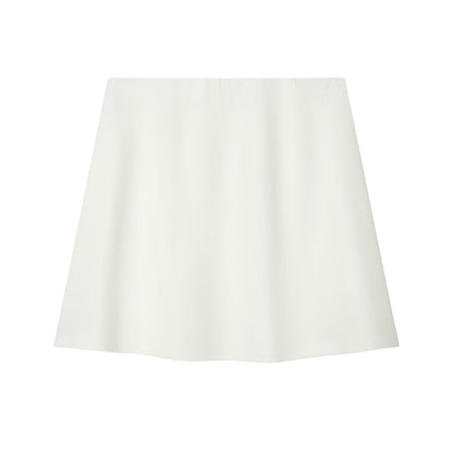 suit Women's 2 pieces pleated decorative knitted top+Skirts