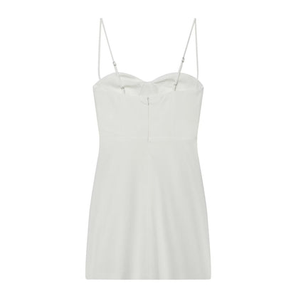Women's slim backless suspender mini dress