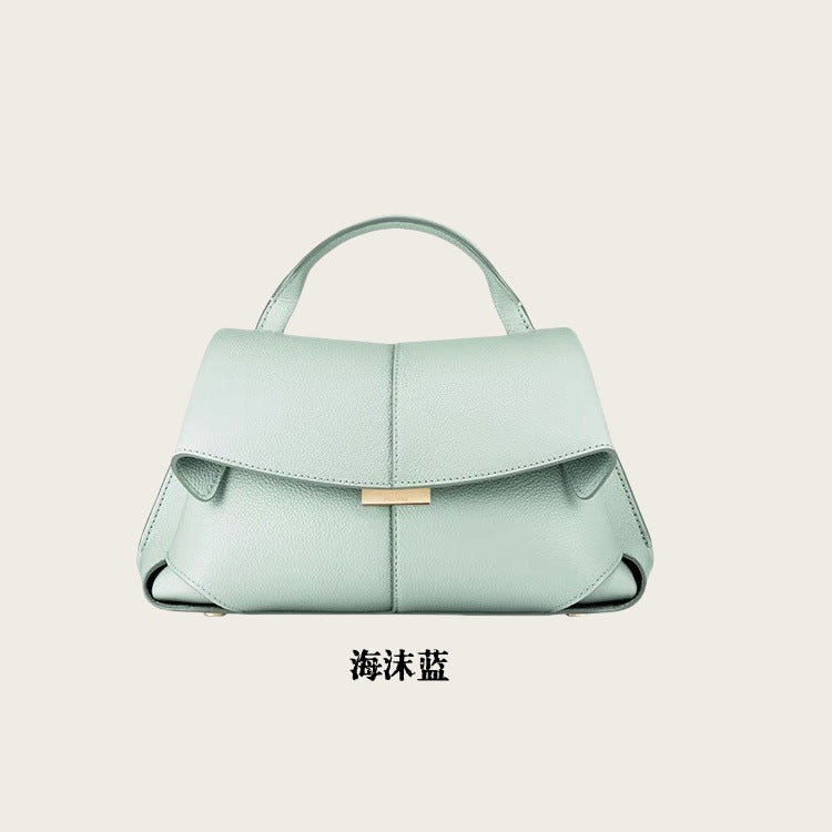 Women's flip handbag large capacity one-shoulder crossbody bag
