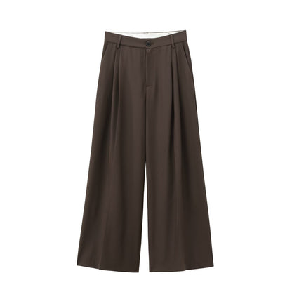 2026 Women's Loose Casual Double Pleat Pants