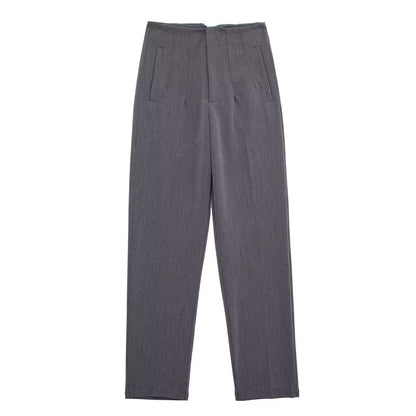 2026 Women's multi-color pleated high waisted pants