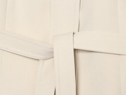 Women's with belt short skirt style jacket Coat