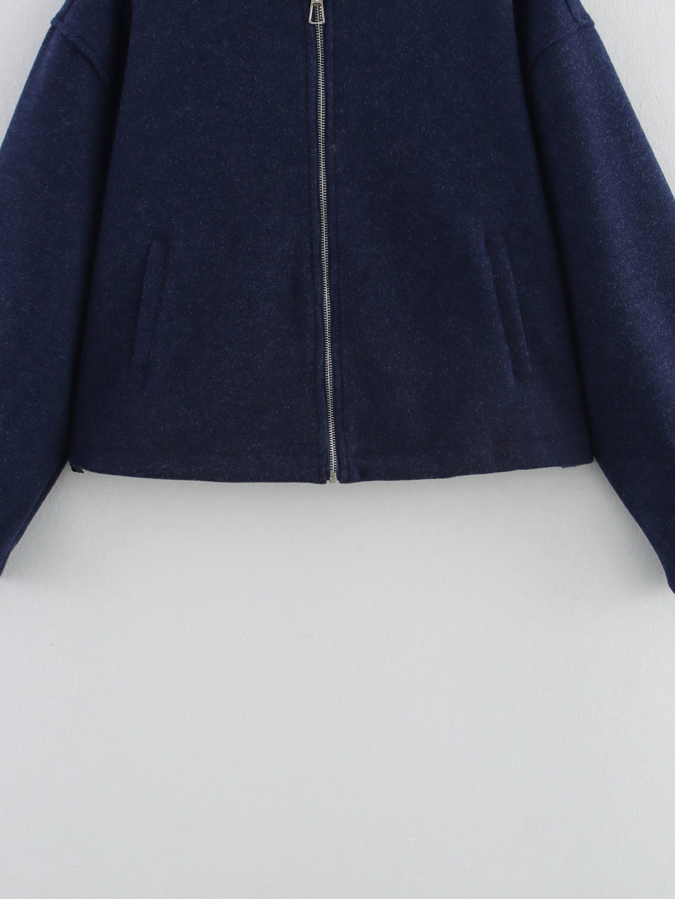 Women 2025 New Soft buckle bomber jacket