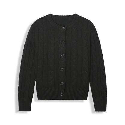 Women's new O-neck slim sweater long sleeve sweater