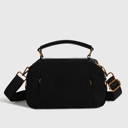 Women's new Joker double zipper design portable messenger bag