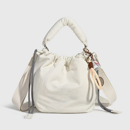 Women's new casual Joker drawstring slung portable mini bag