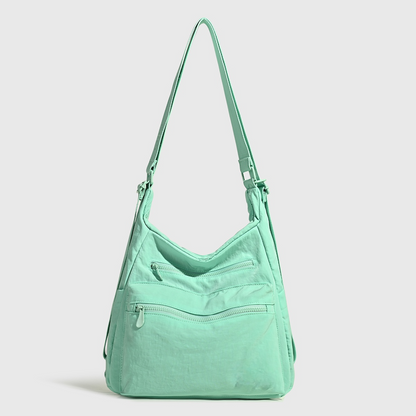 Women's new fashion leisure zipper multi-pocket crossbody bag