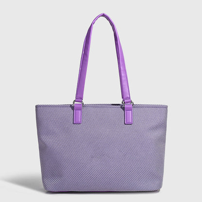 Women's new leisure zipper large-capacity shoulder bag