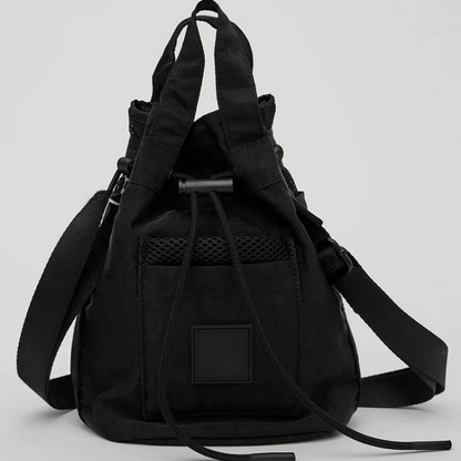 Women's Bucket Bag Leisure Sports Messenger Bag Small Portable Yoga Bag Outdoor Storage Bag