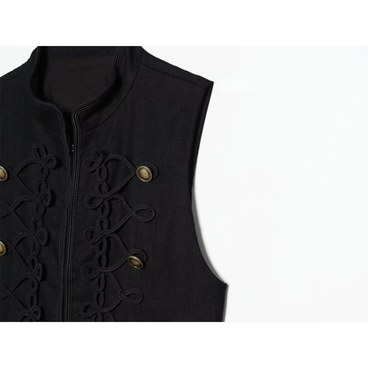 Women's rope knot buckle decoration slim vest