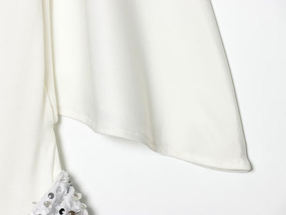Women's Bead patchwork mini dress