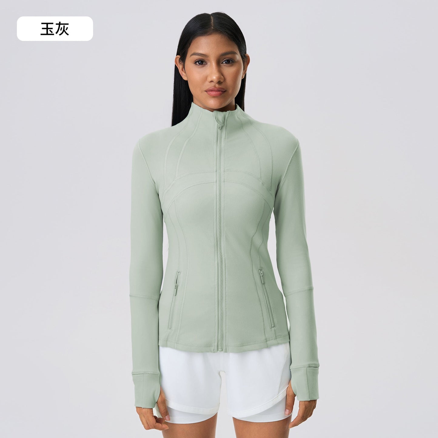 LU  Autumn and Winter New Stretch Running Fitness Yoga Long Sleeve Jacket